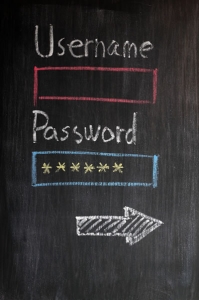 chalkboard login graphic
