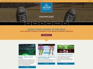 A Playful Path is featured in the Aesop Storytelling Engine showcase
